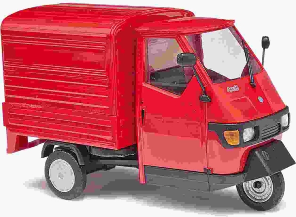 Busch 1/43 Piaggio Ape 50M - Rood