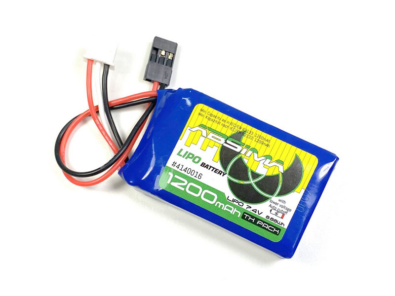 Absima TX Lipo accu 7.4V 2S 1200mAh
