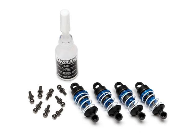 Traxxas - Shocks, Alum (W/Springs) (4), TRX-7560X (TRX-7560X)