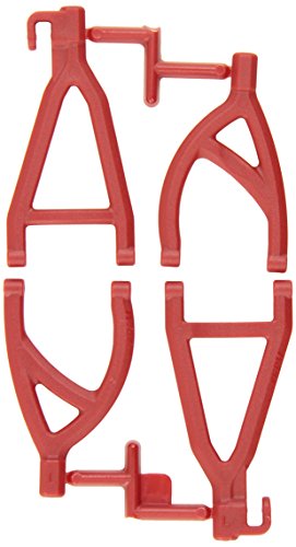 RPM Rear Upper & Lower A-arms voor oa. Traxxas 1/16 E-Revo/Summit - Rood
