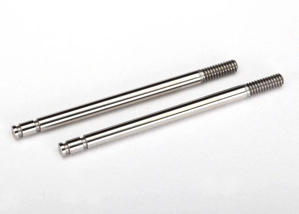 Traxxas - Shock shafts, steel, Chrome finish, TRX-7663 (TRX-7663)