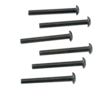 Screws, 3x25mm button-head machine (hex drive) (6)