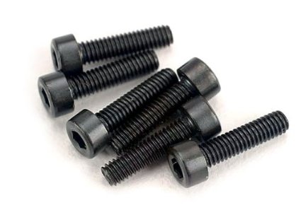 Screws, 2.5x10mm cap-head machine (hex drive) (6)