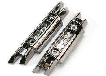 Bumpers, front and rear (black chrome)