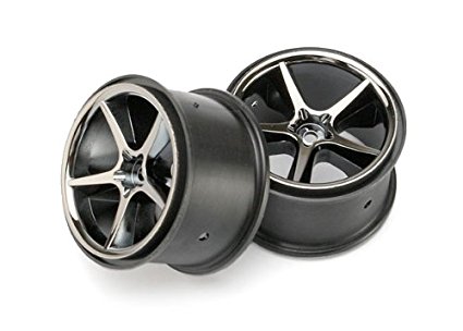Wheels, gemini (black chrome) (2) (TRX-7172A)
