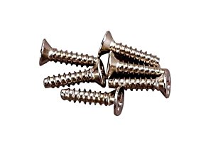 Screws, 3x12mm countersunk self-tapping (6)