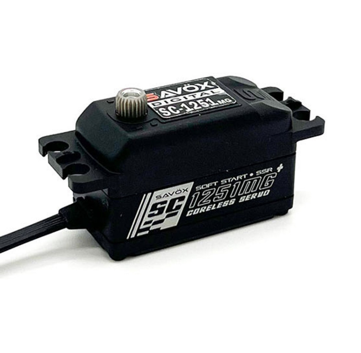 Savox SC-1251MGB+ Digital Low Profile Coreless Servo (Black)