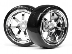 T-drift tire 26mm rays 57s-pro wheel chrome