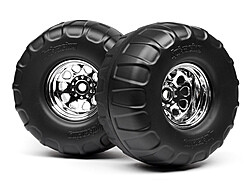 Mounted dual stage tyres on classic king wheels