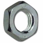 Lage zeskantmoer, M4, Gegalvaniseerd staal (10st)