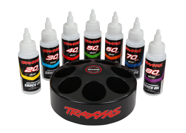 Traxxas Shock Oil set (met Spinning Carousel Rack)