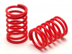 Shock spring front 13 x 20 x 1.8mm 6 coils (red/soft)