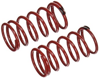 Spring, shock (red) (gtr) (4.4 rate black) (1 pair)