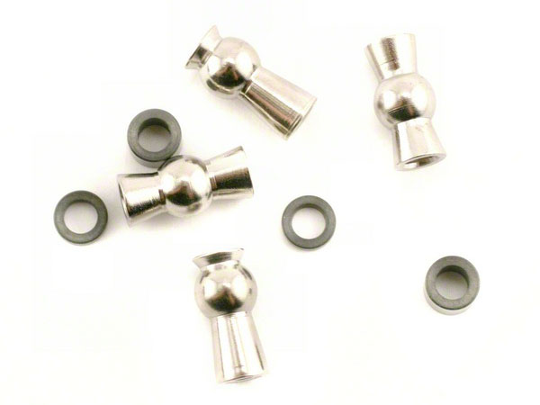 Hollow ball, tall centered (2)/ tall offset hollow ball (2)/ bump steer adjustment shims; 3.5mm (2), 1.17mm (2)
