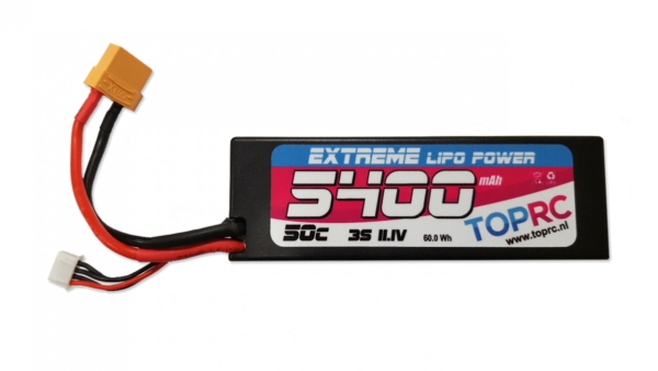 TRC Car Lipo 50c 11,1 volt 5400mah met XT90 stekker