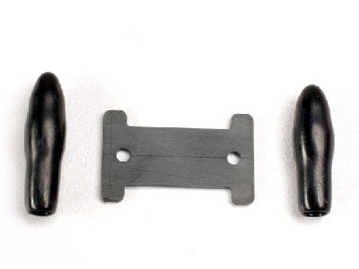 Antenna caps, vinyl (2)/ antenna spool