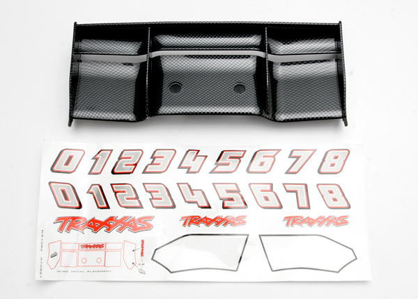 Wing, revo (exo-carbon finish)/ decal sheet