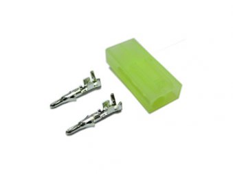 Mini Tamiya stekker met vergulde contacten, Vrouw (4pcs)