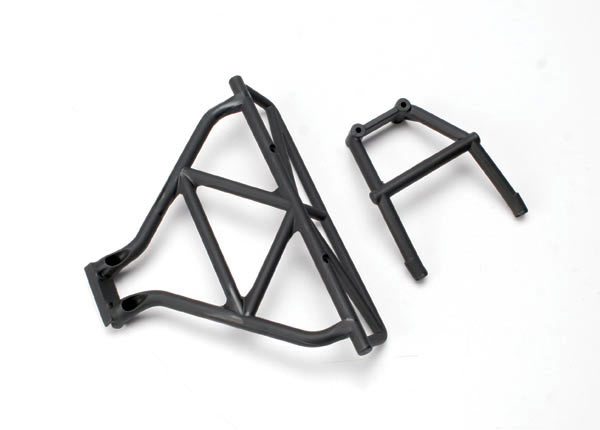 Bumper, rear/ brace, rear (TRX-5936)