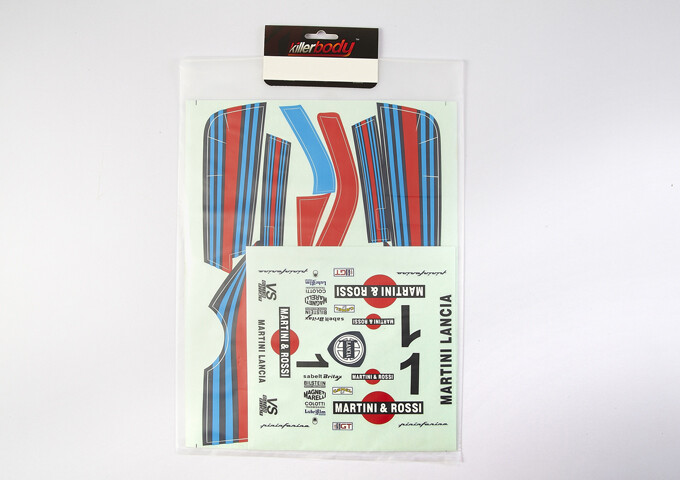 Lancia Beta Montecarlo (1981 LM & 1979 Giro dItalia) 1/10 stickervel