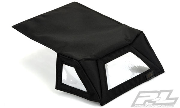 Proline TimberLine Soft-Top (Black) voor de Axial SCX10 Jeep Wrangler Unlimited Rubicon