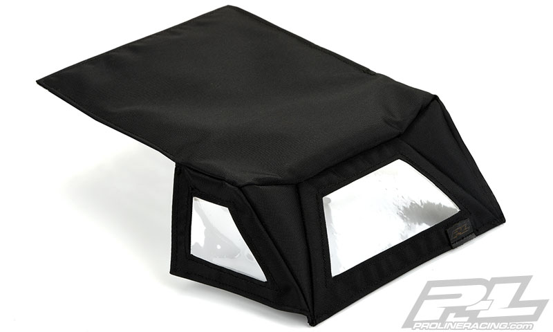 Proline TimberLine Soft-Top (Black) voor de Axial SCX10 Jeep Wrangler Unlimited Rubicon