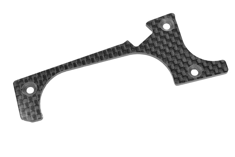 Team Corally - Suspension arm stiffener - Lower Front - Right - Graphite 3mm - 1 pc