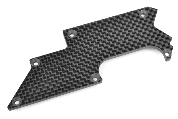 Team Corally - Suspension arm stiffener - Rear - Left - Graphite 3mm - 1 pc