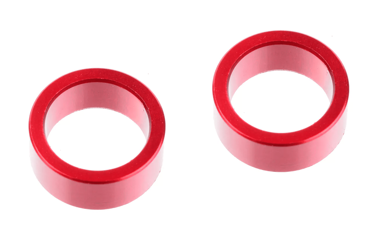 Team Corally - HDA Suspension Arm Insert - Inner - Aluminum - Red - 2 pcs (C-00180-531)