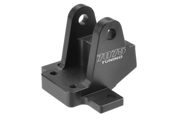 Team Corally - Chassis Brace Holder - Shock Tower Stiffener - Front - Swiss Made 7075 T6 - Black - Made in Italy - 1 pc