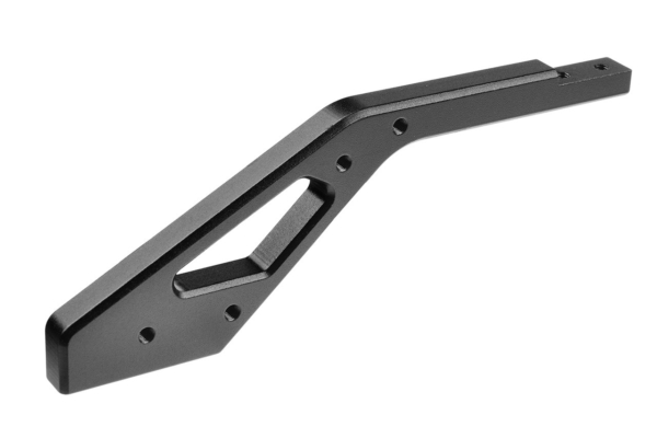 Team Corally - Chassis Brace - ASUGA XLR - Front - Swiss Made 7075 T6 - 3mm - Hard Anodised - Black - Made In Italy - 1 pc