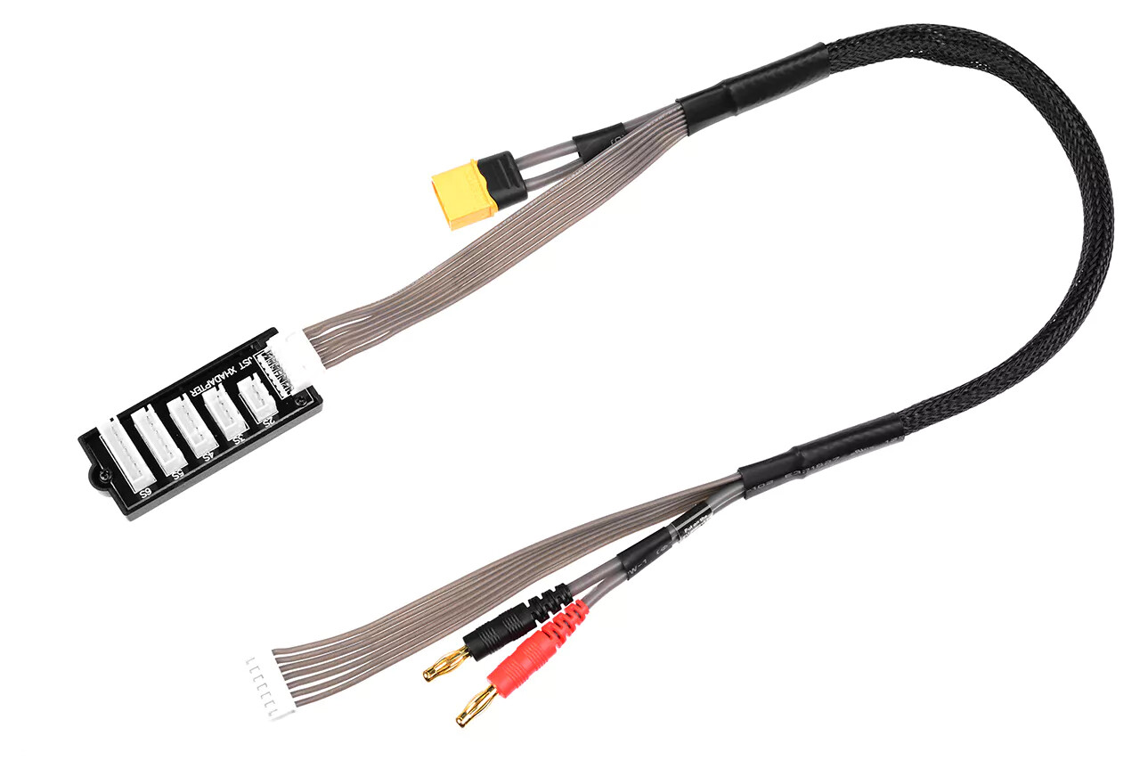 Laadkabel Pro Banana 4mm - XT60 - XH Balanceerbord 2-6S