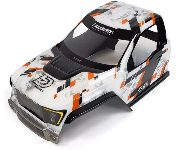 Bittydesign Rock1 CAB transparante body voor 313mm crawlers (Pre-Cut)