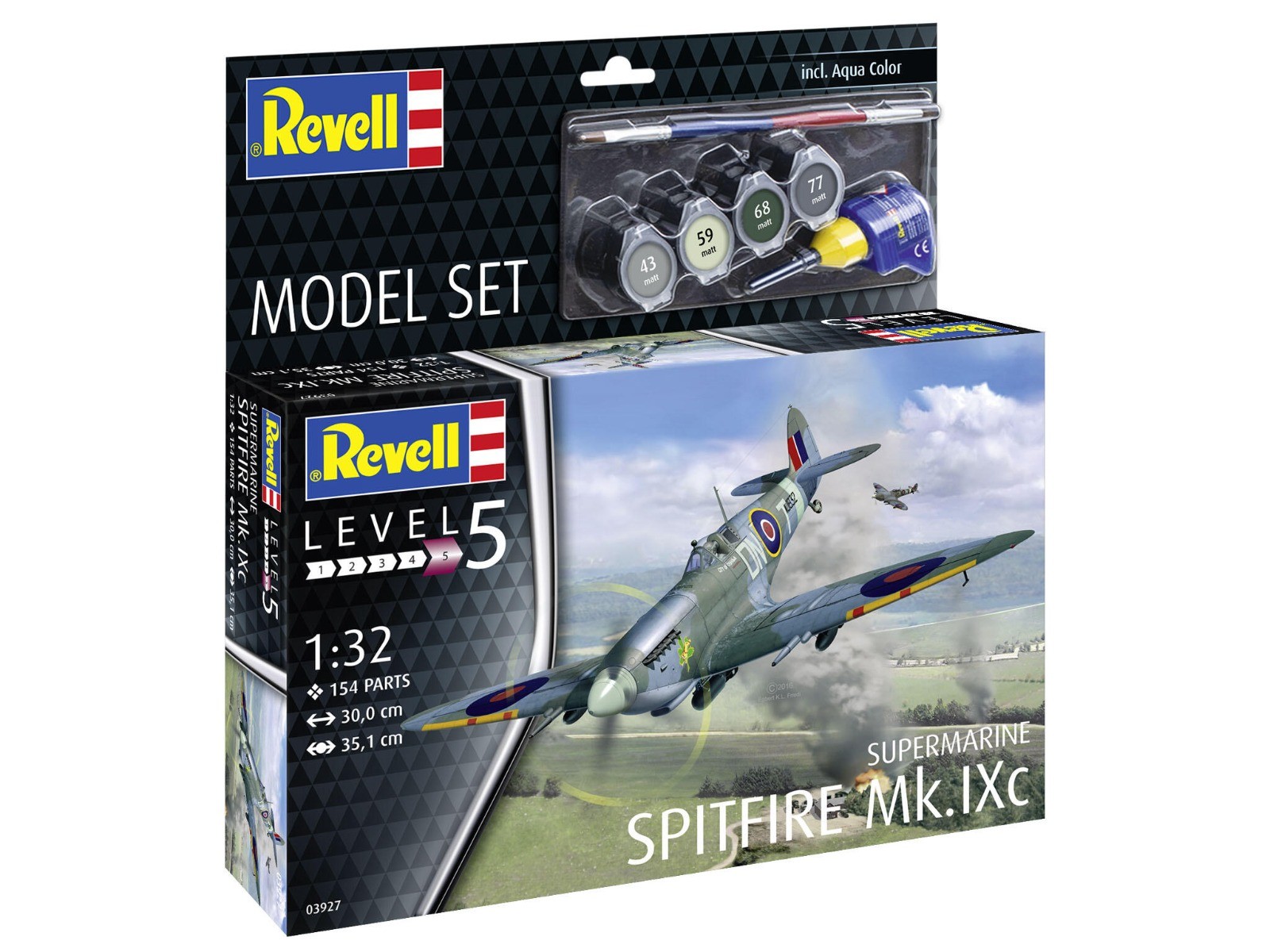 Revell 1/32 Supermarine Spitfire Mk.IXc Model-Set