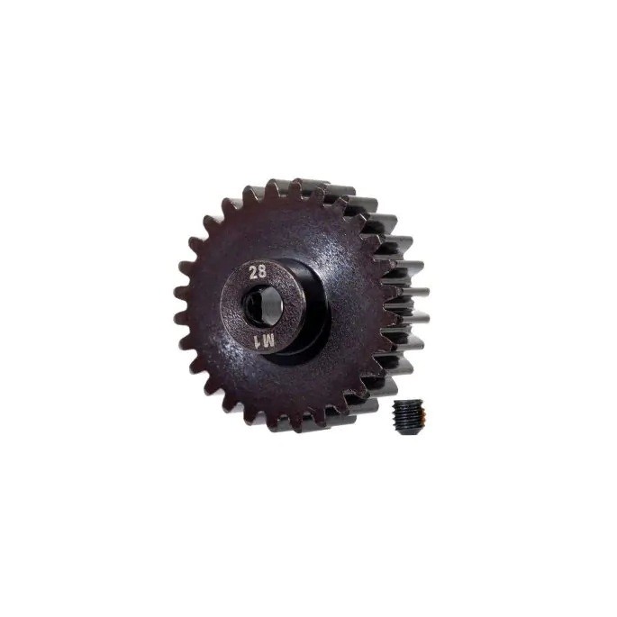 Traxxas - Gear, 28-T pinion (machined, hardened steel) (1.0 metric pitch) (TRX-6467)