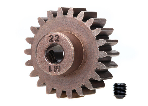Gear 22T Pinion (1.0 metric pitch) (5mm) (TRX-6495X)