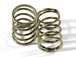 Racing shock spring 14x25x1.5mm 6 coils (gold/2pcs)