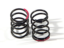 Racing shock spring 14x25x1.5mmx5.25(red/2pcs)