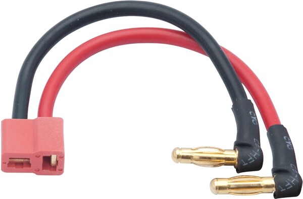 Lipo hardcase kabel voor 4mm plug naar Deans