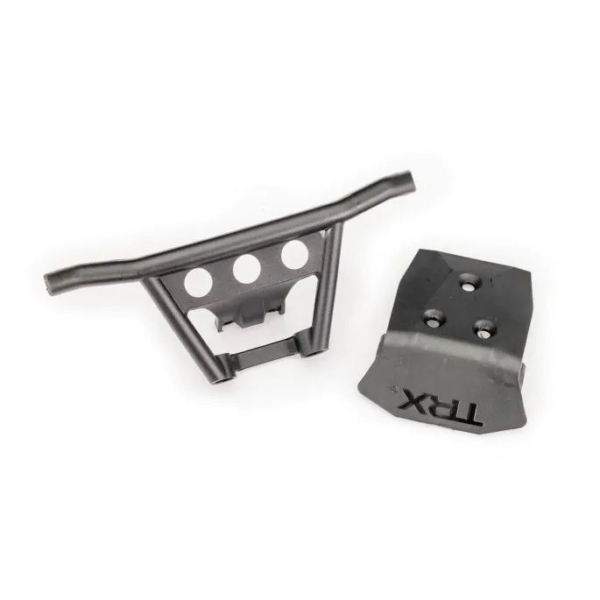Traxxas - Bumper, front/skidplate front (Black) (TRX-6735R)