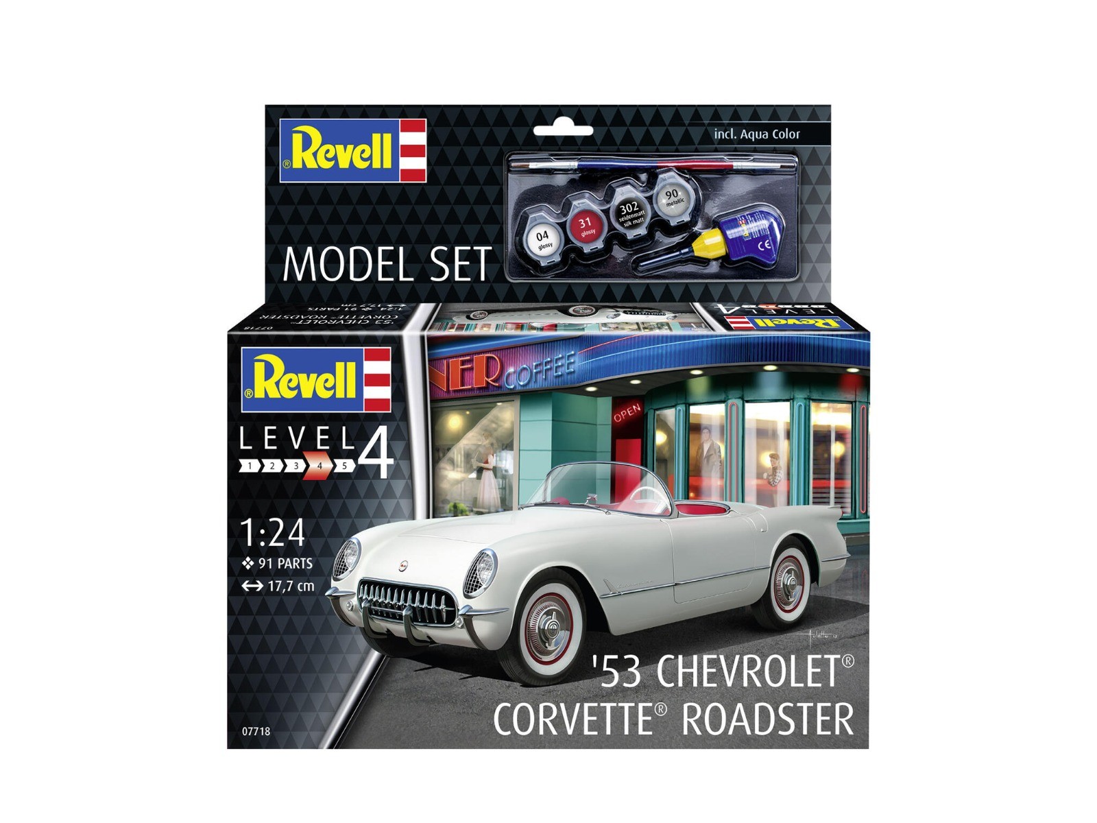 Revell 1/24 1953 Chevrolet Corvette Roadster Model-Set
