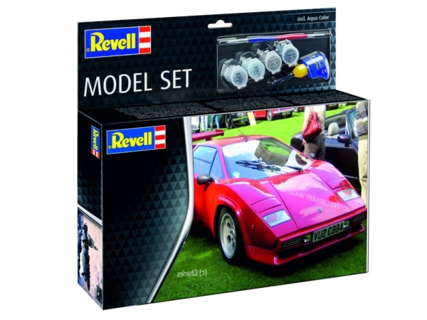 Revell 1/24 Lamborghini Countach LP500S Model Set