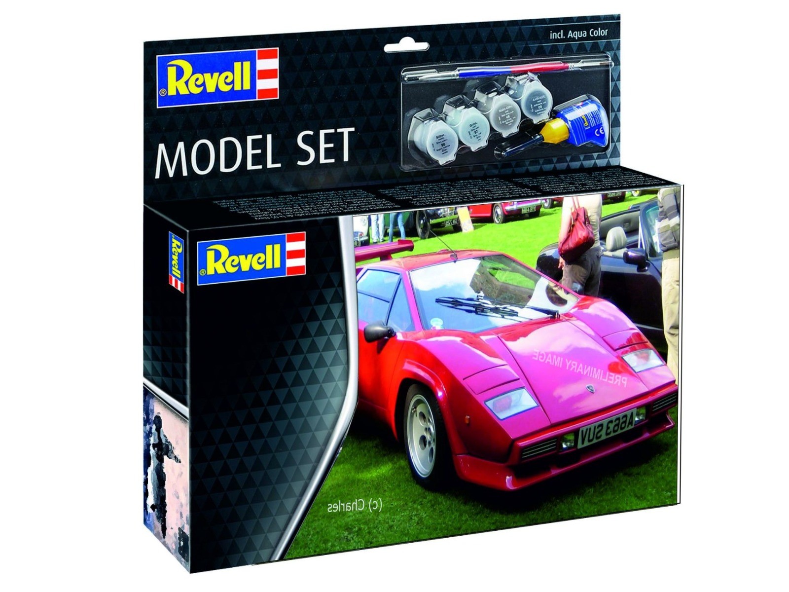 Revell 1/24 Lamborghini Countach LP500S Model Set