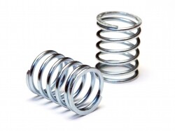 Shock spring 13x23x1.6mm x 6.5 coils (silver/2pcs)