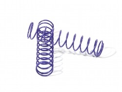 Spring 13 x 70 x 1.1 mm 12 coils (purple/super firm)