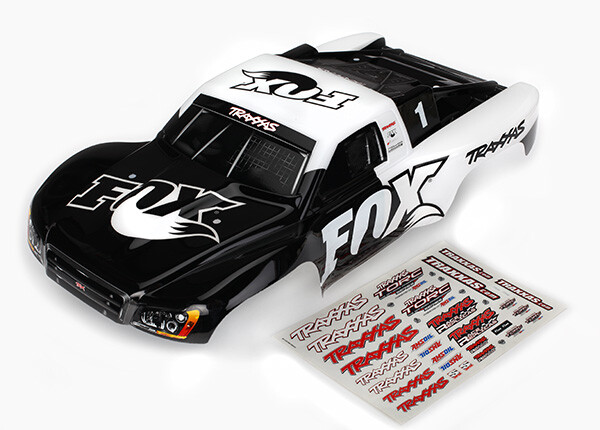 Body voor oa. Traxxas Slash, Fox Racing