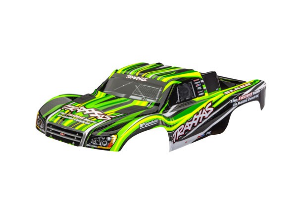 Traxxas - Body, Slash 4X4 (also fits Slash VXL & Slash 2WD), green (painted) (clipless mounting) (TRX-6910-GRN)