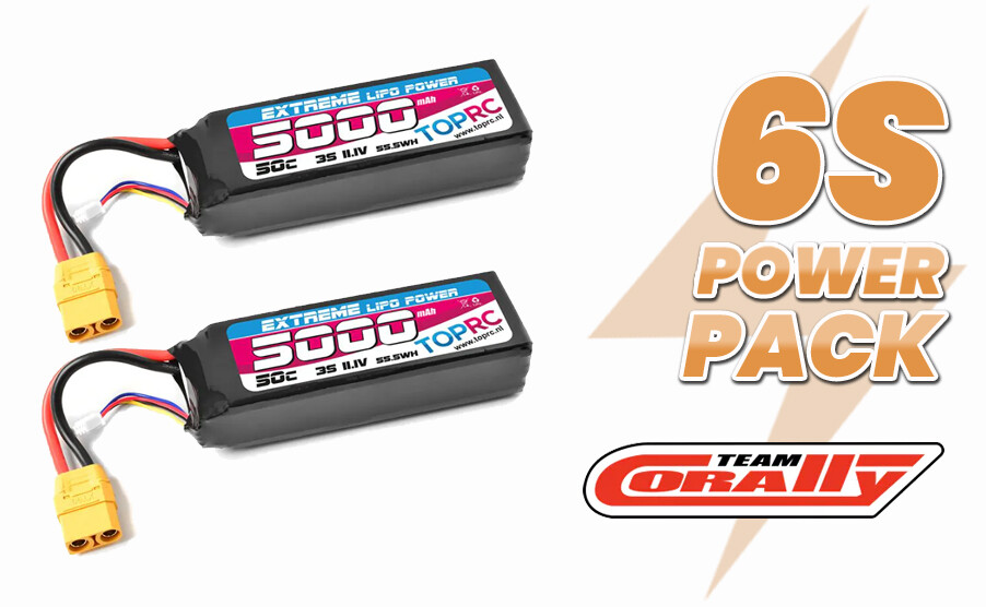 Team Corally 6S Power Pack (enkel in combinatie met een 6S auto)