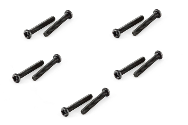 Button Head Cross Machine Screw M3x20mm (10pcs) (AR725320)