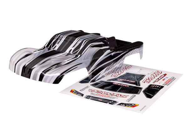Traxxas - Body, 1/16 Slash 4X4, ProGraphix, requires paint & final color)/ decal sheet (TRX-7027X)
